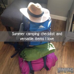 Summer camping checklist and versatile items I love