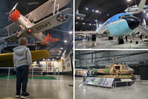 Exploring the US Air Force Museum in Dayton Ohio with Kids