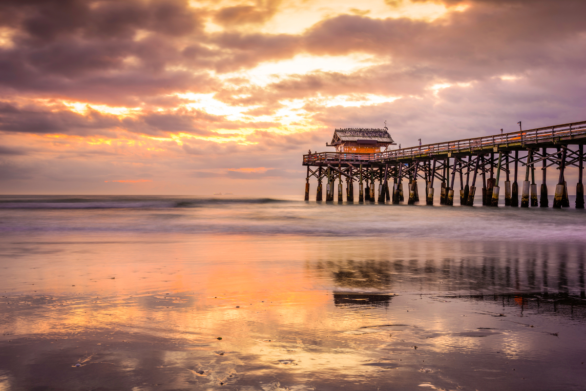 pier on Cocoa Beach Florida