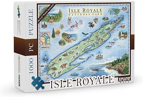 Xplorer Maps National Parks Puzzle: Isle Royale