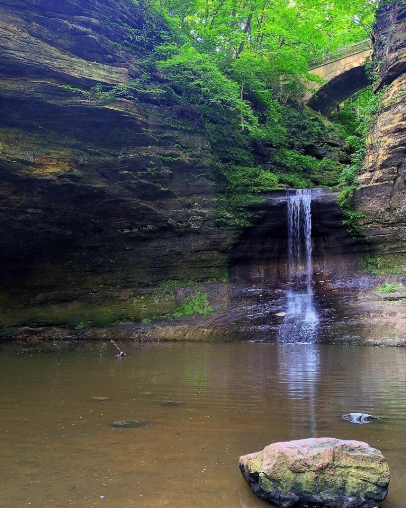 Matthiessen State Park Waterfalls-Illinois