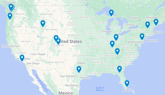 interactive Thomas Dambo troll map of the US