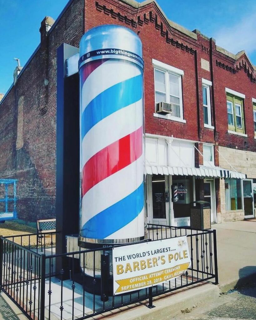 World's Largest Barbershop Pole-Casey, Illinois