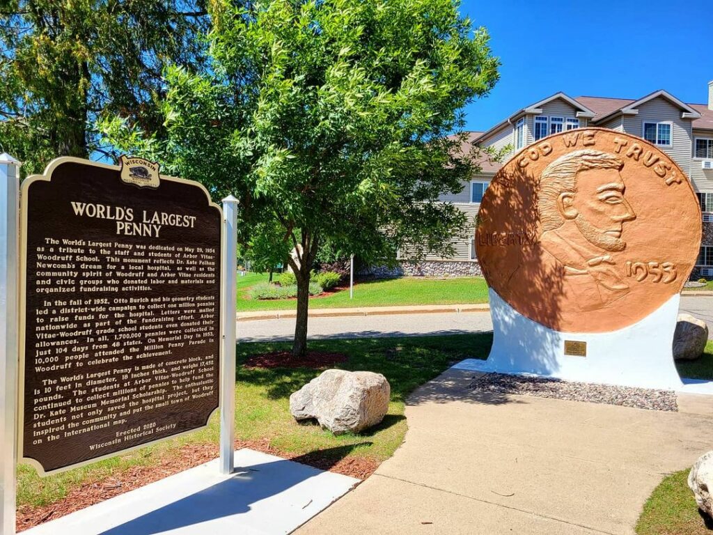 World's Largest Penny-Wisconsin