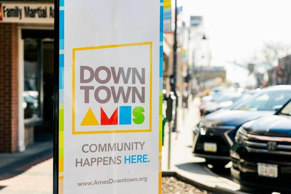 Downtown Ames Iowa