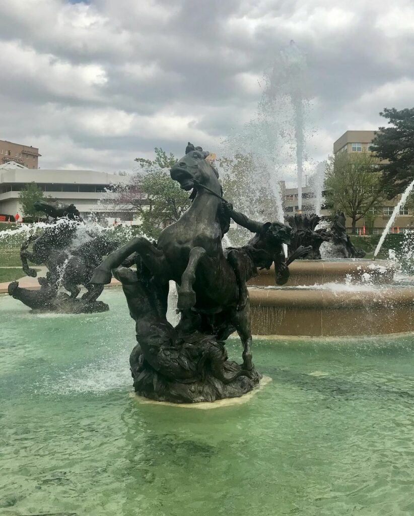 Mill Creek Park Fountain-Kansas City