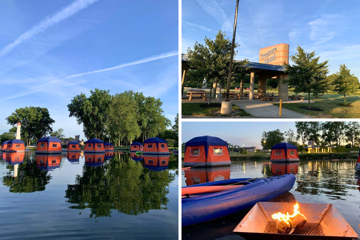 experience Float Troy at Treasure Island in Troy Ohio