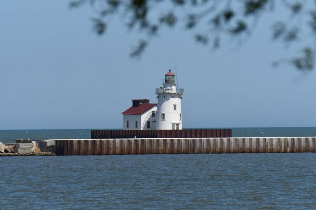 Cleveland Harbor West Pierhead Lighthouse-Cleveland, Ohio