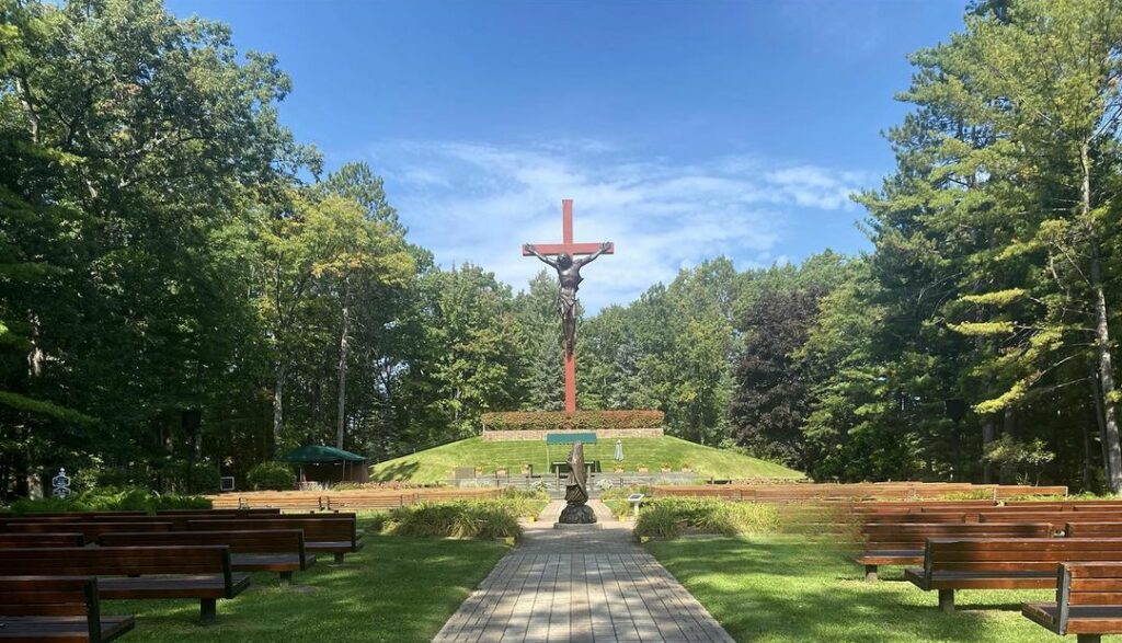 Cross in the Woods-Michigan