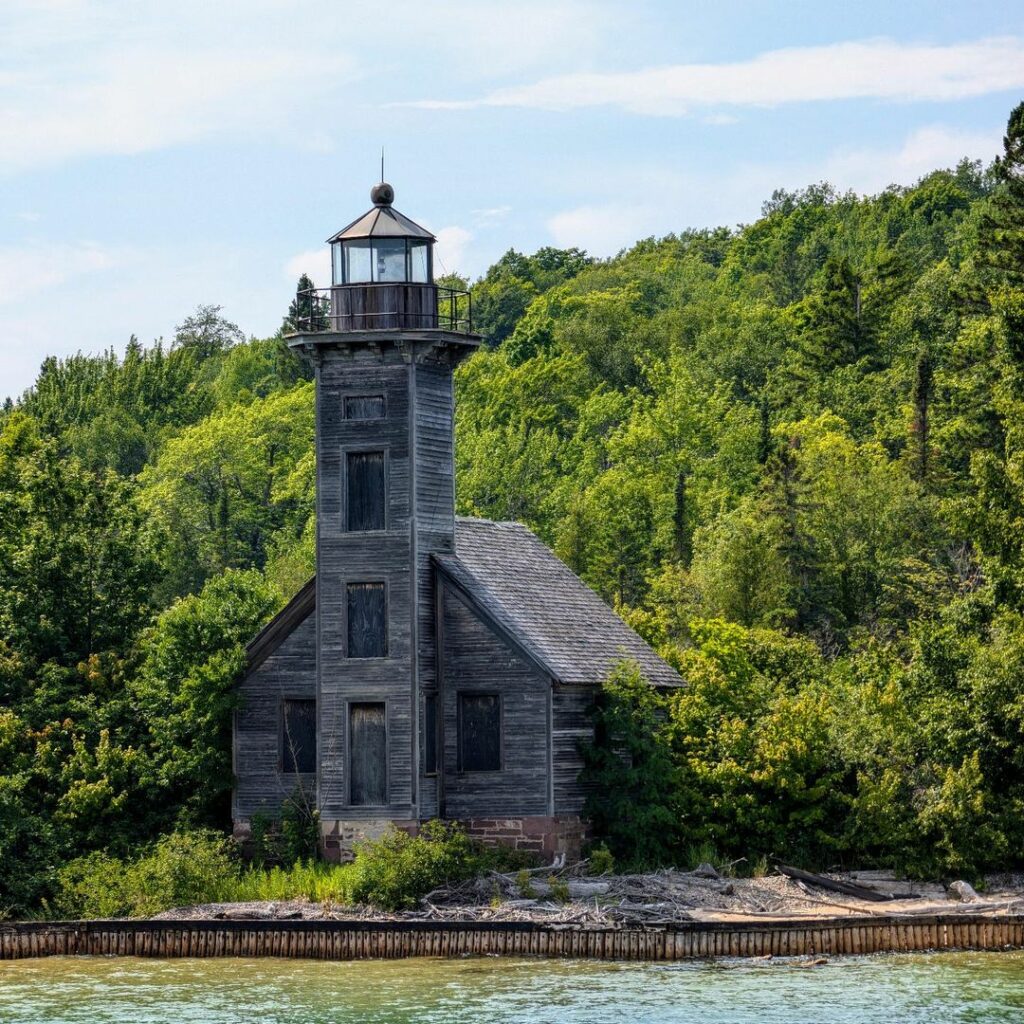 Grand Island East Channel Lighthouse-Munising, Michigan