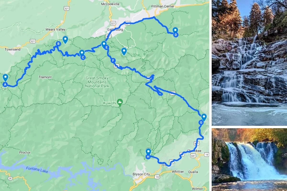 Smoky Mountain Waterfall Road Trip